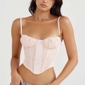 Rochelle Peony Gathered Corset - Image 7