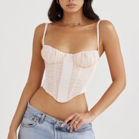 Rochelle Peony Gathered Corset - Image 8