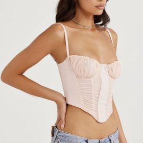 Rochelle Peony Gathered Corset - Image 9