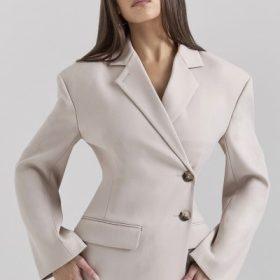Hudson Beige Hourglass Blazer - Image 8