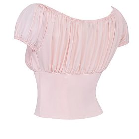 Kitty Baby Pink Gathered Top - Image 3