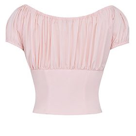 Kitty Baby Pink Gathered Top - Image 4