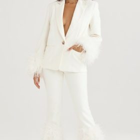 Fae Ivory Hem Trousers - Image 7