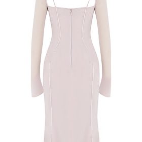 Ophelia Crystal Cutout Midi Dress - Image 4