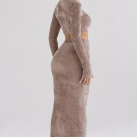 Rene Rose Chenille Maxi Skirt - Image 11