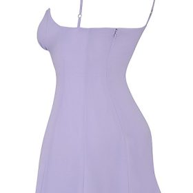 Christiana  Lavender Mini Dress - Image 3