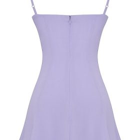 Christiana  Lavender Mini Dress - Image 4