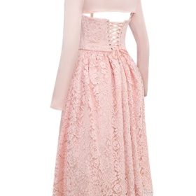 Duchess Ballerina Pink Lace Corset, Skirt and Bolero - Image 3