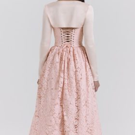 Duchess Ballerina Pink Lace Corset, Skirt and Bolero - Image 10
