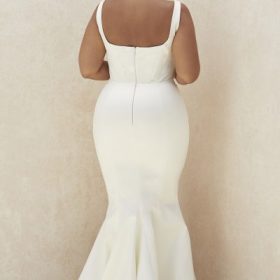 Estelle Ivory Satin Mermaid Bridal Gown - Limited Edition