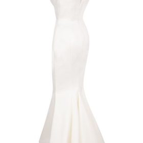 Estelle Ivory Satin Mermaid Bridal Gown - Limited Edition - Image 3