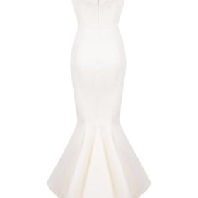 Estelle Ivory Satin Mermaid Bridal Gown - Limited Edition - Image 4