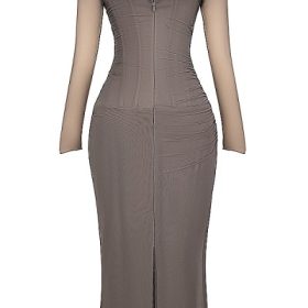 Katarina Smoke Maxi Dress - Image 4