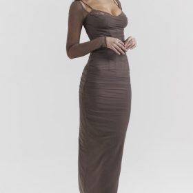 Katarina Smoke Maxi Dress - Image 10