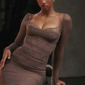 Katarina Smoke Maxi Dress - Image 13