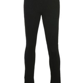Mitzi Black Ribbed Knit Leggings - Image 2