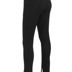 Mitzi Black Ribbed Knit Leggings - Image 3