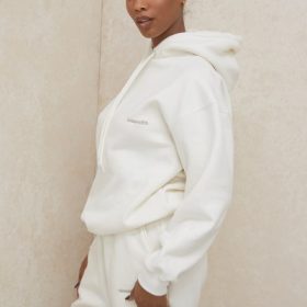 Halo Off White Oversized Hoodie - Image 11